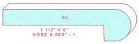 Nosing 6" - 1 Nosing 6" - 1