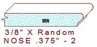 Nosing 3/8" - 2 Nosing 3/8" - 2