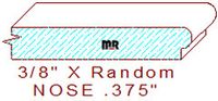 Nosing 3/8" Nosing 3/8"