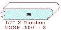 Nosing 1/2" - 3 Nosing 1/2" - 3