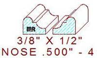 Nosing 1/2" - 4 Nosing 1/2" - 4