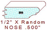 Nosing 1/2" Nosing 1/2"