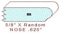 Nosing 5/8" Nosing 5/8"