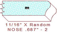 Nosing 11/16" - 2 Nosing 11/16" - 2