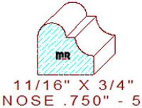 Nosing 3/4" - 5 Nosing 3/4" - 5