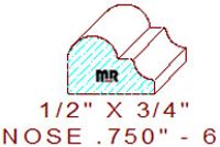 Nosing 3/4" - 6 Nosing 3/4" - 6