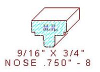 Nosing 3/4" - 8 Nosing 3/4" - 8
