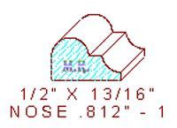 Nosing 13/16" - 1 Nosing 13/16" - 1