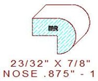 Nosing 7/8" - 1 Nosing 7/8" - 1