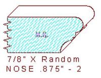 Nosing 7/8" - 2 Nosing 7/8" - 2