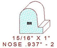 Nosing 15/16" - 2 Nosing 15/16" - 2