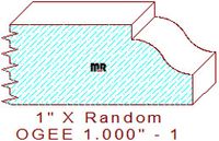 Ogee 1" - 1 Ogee 1" - 1