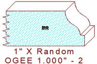 Ogee 1" - 2 Ogee 1" - 2