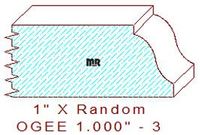 Ogee 1" - 3 Ogee 1" - 3