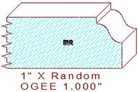 Ogee 1" Ogee 1"
