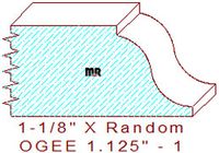 Ogee 1-1/8" - 1