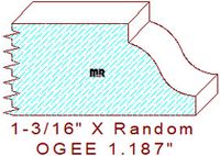 Ogee 1-3/16" Ogee 1-3/16"