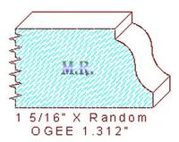 Ogee 1-5/16" Ogee 1-5/16"