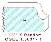 Ogee 1-1/2" - 1 Ogee 1-1/2" - 1