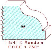 Ogee 1-3/4" Ogee 1-3/4"