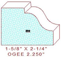 Ogee 2-1/4"