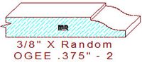 Ogee 3/8" - 2 Ogee 3/8" - 2