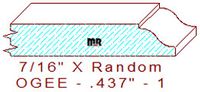 Ogee 7/16" - 1 Ogee 7/16" - 1