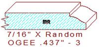 Ogee 7/16" - 3 Ogee 7/16" - 3