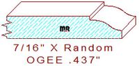 Ogee 7/16" Ogee 7/16"
