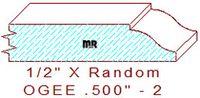 Ogee 1/2" - 2 Ogee 1/2" - 2