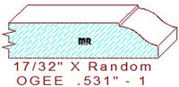 Ogee 17/32" - 1