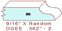 Ogee 9/16" - 2 Ogee 9/16" - 2