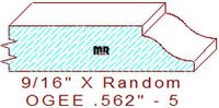 Ogee 9/16" - 5 Ogee 9/16" - 5