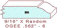 Ogee 9/16" - 6 Ogee 9/16" - 6