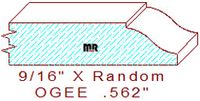 Ogee 9/16" Ogee 9/16"