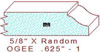Ogee 5/8" - 1 Ogee 5/8" - 1