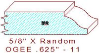 Ogee 5/8" - 11 Ogee 5/8" - 11