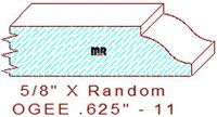 Ogee 5/8" - 11