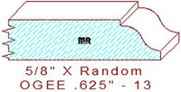 Ogee 5/8" - 13