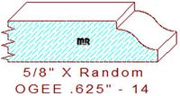 Ogee 5/8" - 14 Ogee 5/8" - 14