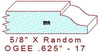 Ogee 5/8" - 17 Ogee 5/8" - 17