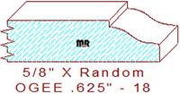 Ogee 5/8" - 18 Ogee 5/8" - 18