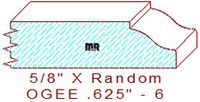 Ogee 5/8" - 6 Ogee 5/8" - 6