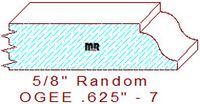 Ogee 5/8" - 7 Ogee 5/8" - 7