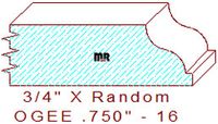 Ogee 3/4" - 16