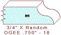 Ogee 3/4" - 18 Ogee 3/4" - 18