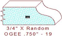 Ogee 3/4" - 19