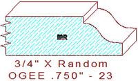 Ogee 3/4" - 23 Ogee 3/4" - 23