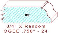 Ogee 3/4" - 24