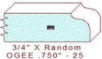 Ogee 3/4" - 25 Ogee 3/4" - 25